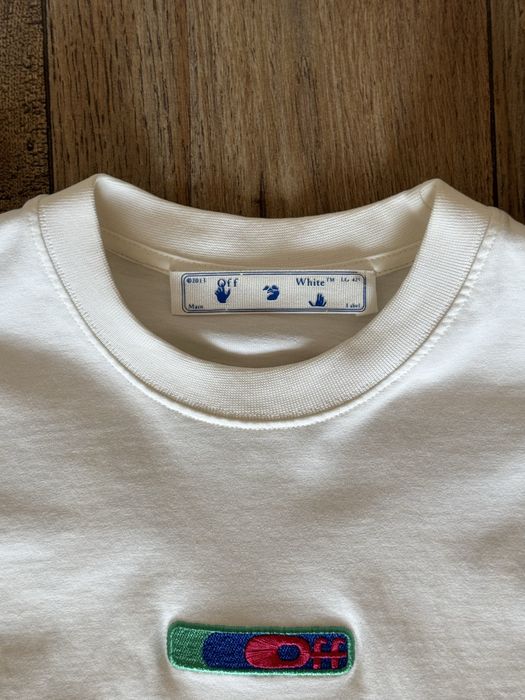 Off white weed arrows tee