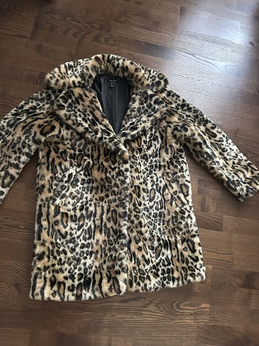 Леопардова шуба , анімалістична шубка