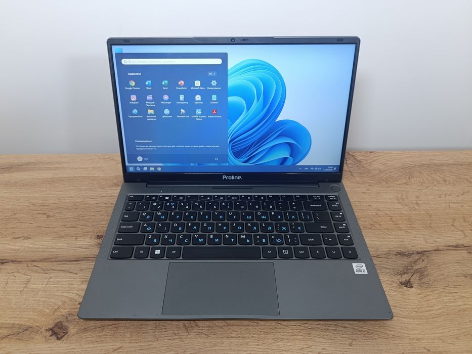 14' ноутбук Proline /i5-1035G1/8GB DDR4/SSD 128GB/Батарея 0% зносу