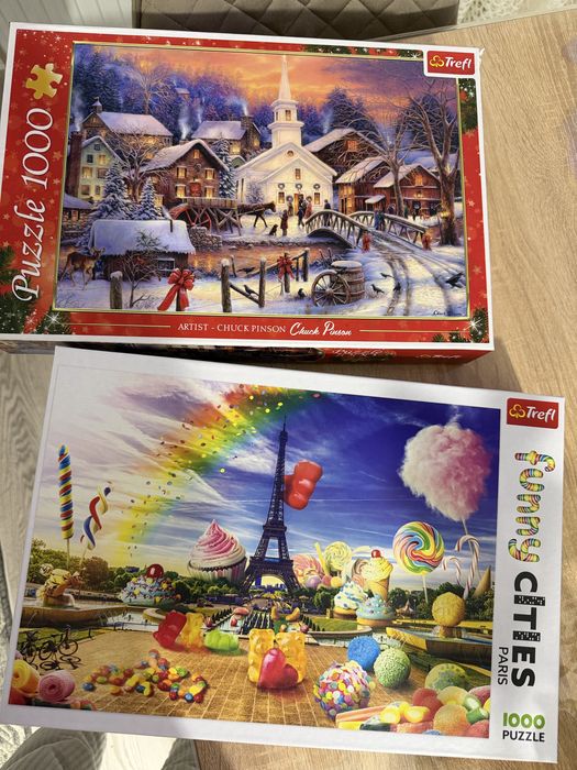 Пазли Trefl — 1000 та 2000 деталей / Ідеальний стан
