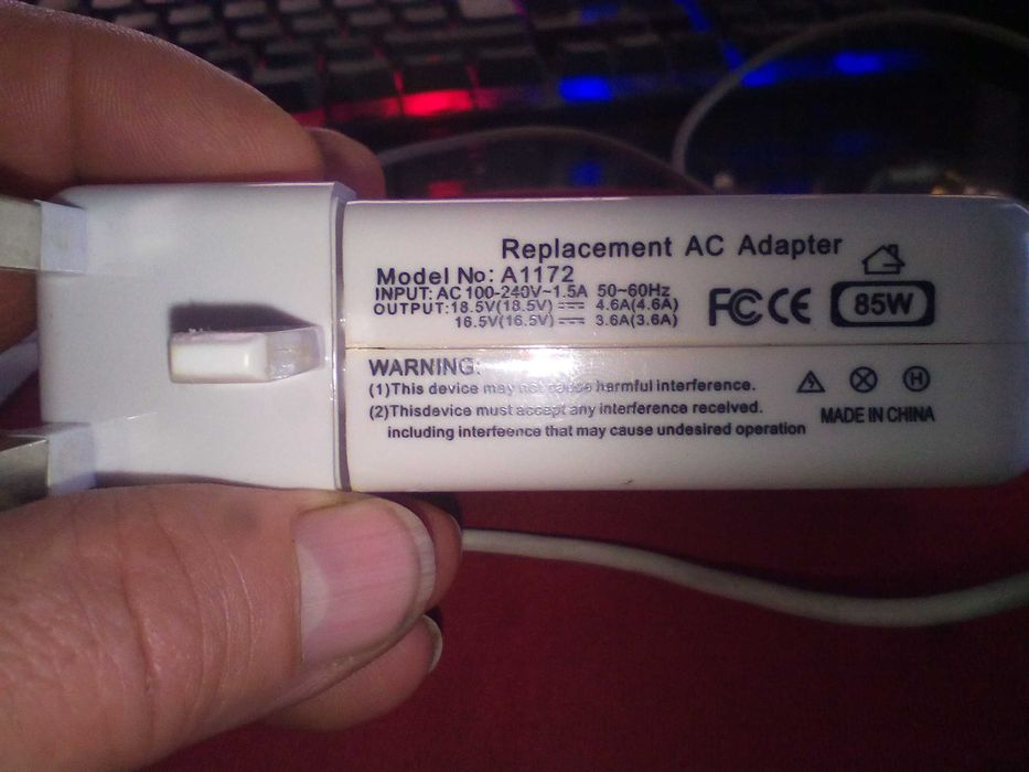 Блок зарядки ноут Apple A 1172 85wat 46А