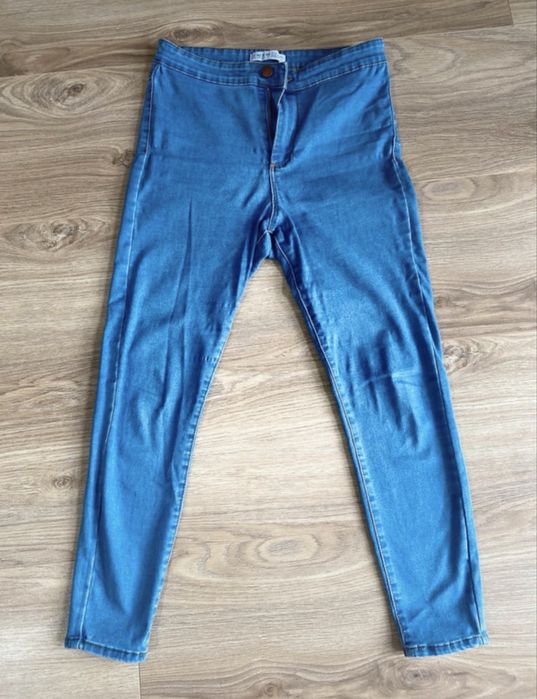 Spodnie skinny jeans high waist 40