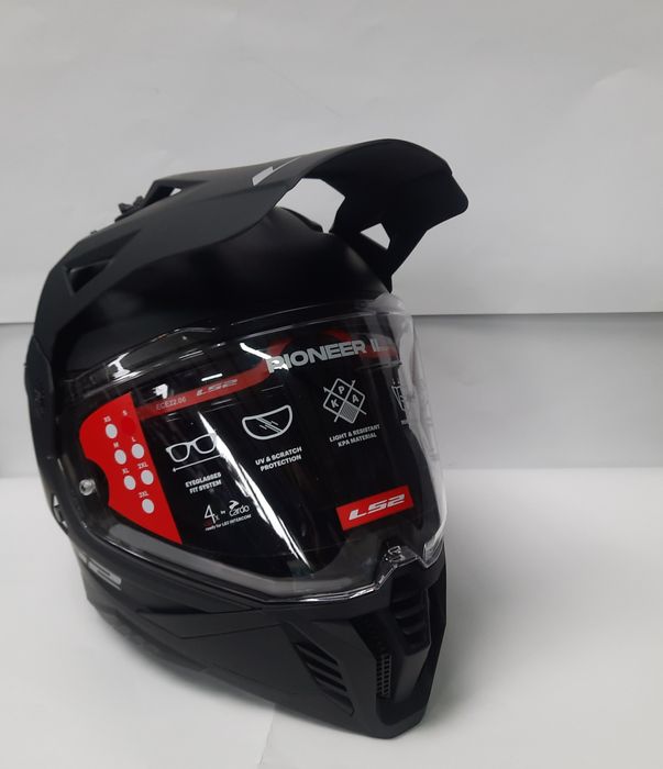 KASK LS2 PIONEER II nowy wysyłka prezent Cross Enduro Quad szyba bledn