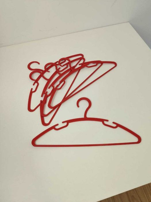 Дитячі плечики, вішалки, вішаки червоні Детские вешалки, плечики 5 шт