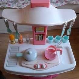 Cozinha Infantil com Sons e Luzes + Lote de Acessórios e Alimentos