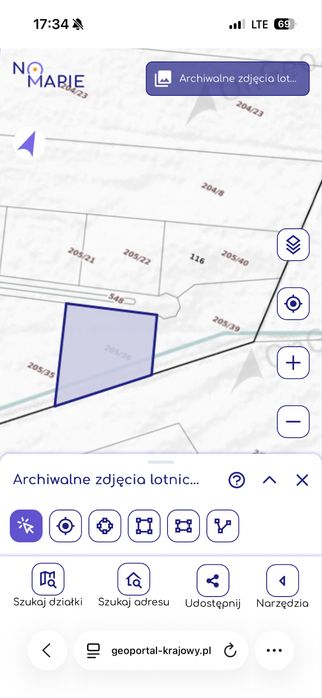 Działka z wydanymi warunkami zabudowy - Trzebiele