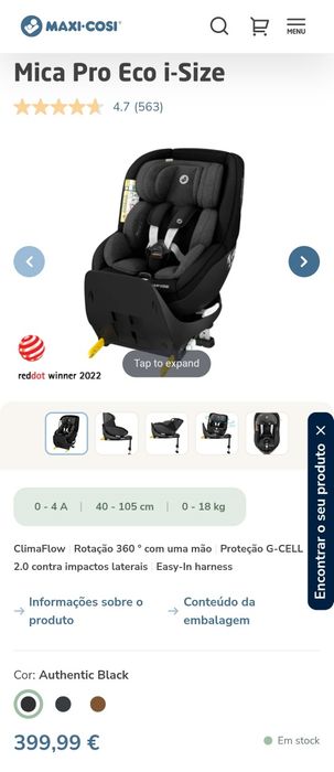 Cadeira Mica Pro Eco Maxi-Cosi