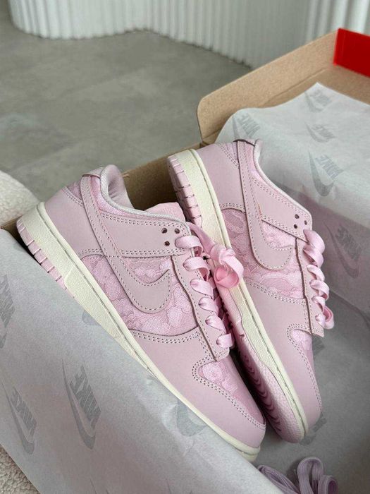 ВАУ! Nike Dunk Wmns Lace Pack Regal Pink 36 37 38 39 40 41