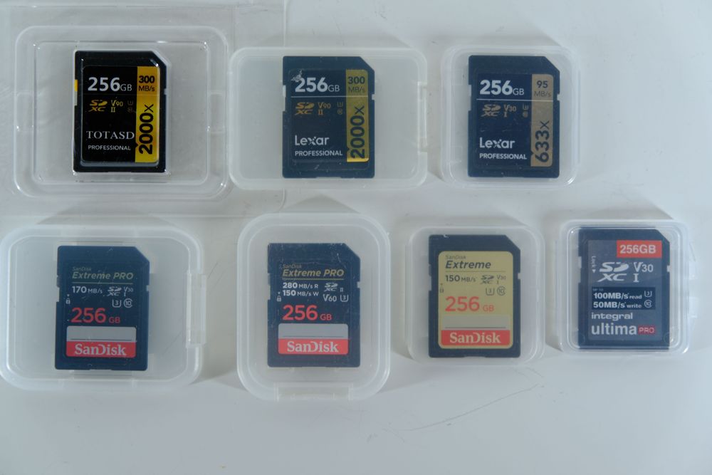 Карта памяті SD 256 \ 512 GB Memory Card для фотоапарата Sony/ SanDisk