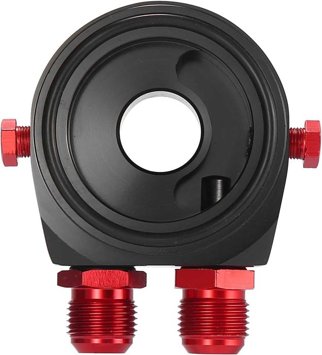 Bolacha Adaptação Radiador Óleo Universal - Preto / Cinzento