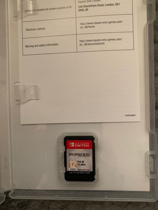 Final Fantasy Tactics Ivalice Chronicles Switch