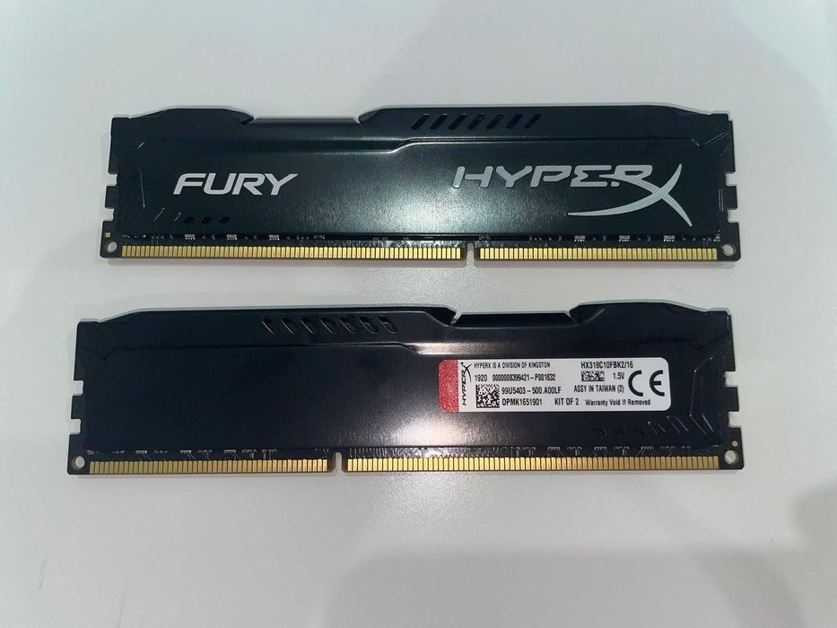 Memória RAM DDR3 16GB (2x8GB) Kingston HyperX Fury 1866MHz