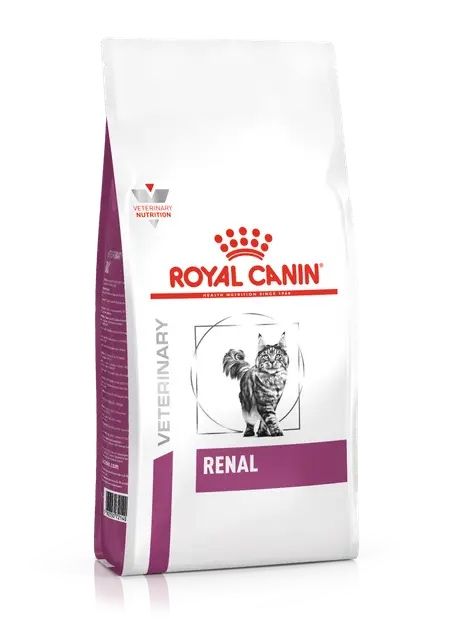 Корм для дорослих котів ROYAL CANIN RENAL FELINE 4кг.(також є в наявності акційна позиція 2кг.+400г. у подарунок за 1089грн.).