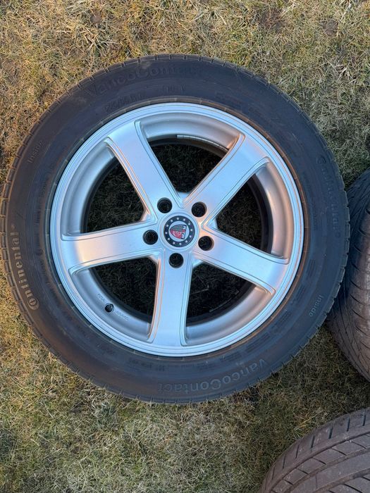 Felgi 17 z oponami letnimi Continental 5x112