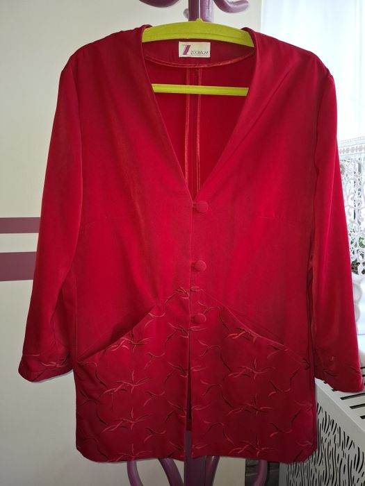 Żakiet malinowy rozmiar 46