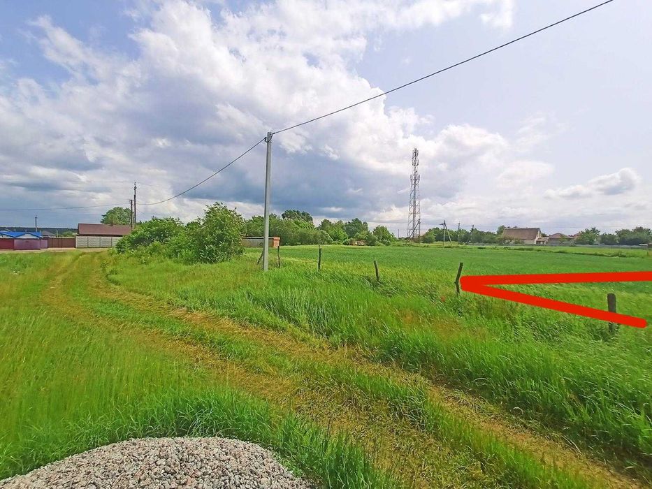 Продаж приват. ділянки під забудову 15 сот. поруч Старої Подусівки.