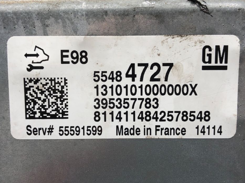 KOMPUTER SILNIKA OPEL ASTRA J 55484727 1.6 136KM 10-15 STEROWNIK