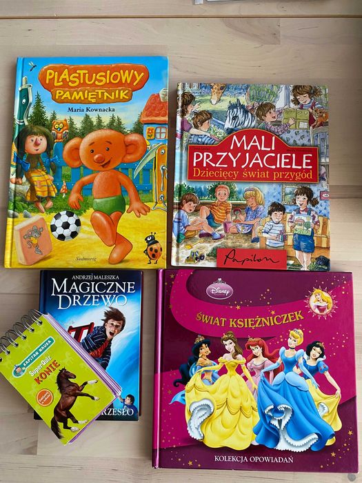 Zestaw 4  książek dla dziewczynki 5-9 lat+ quiz Konie