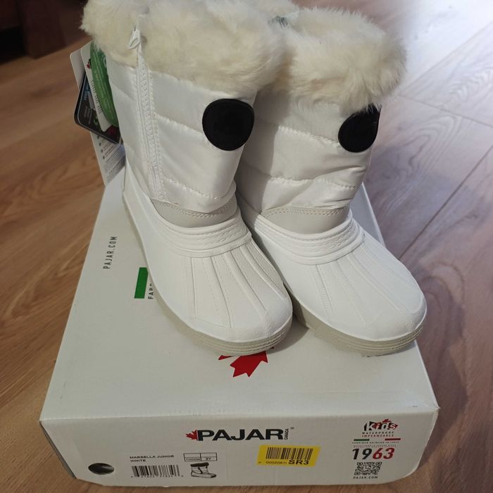 Śniegowce white junior PAJAR