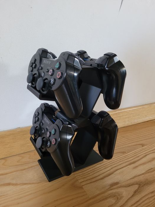 Czarna Podstawka na 4 pady kontrolery do ps3 lub ps4