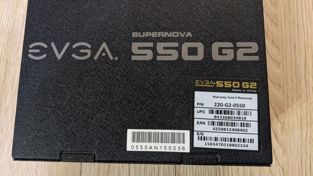 Zasilacz modularny Evga Supernova G2 550W plus gold
