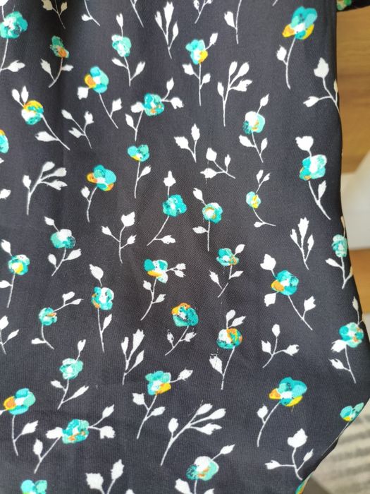 Sukienka kopertowa krótka mango 34 kwiaty