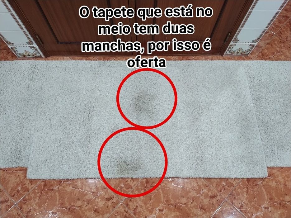 Tapetes em algodão para quarto sala casa vivenda apartamento.