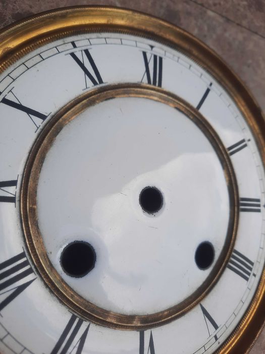 40 Tarcza starego zegara ściennego 14,5cm 51/32,5
