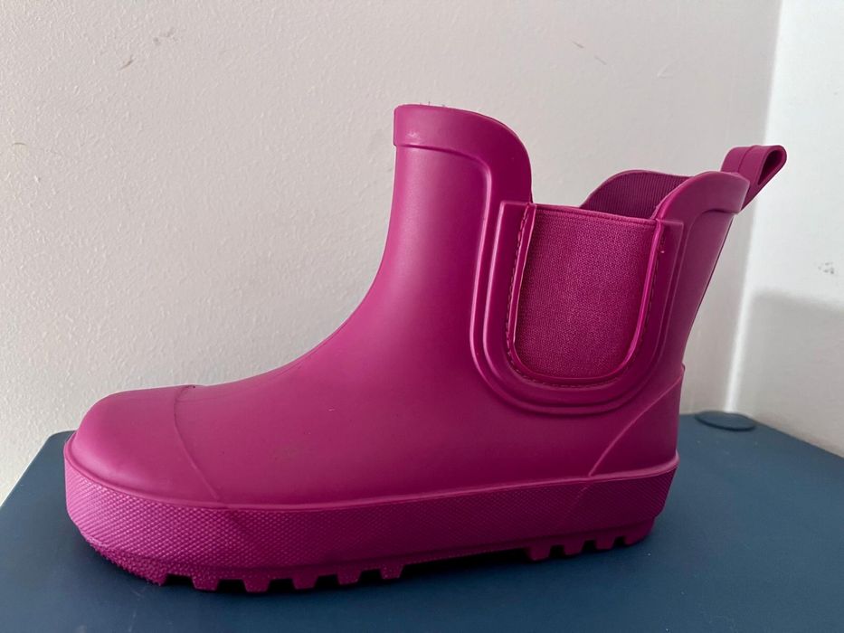 Galochas cano baixo rosa 28/29 Zippy