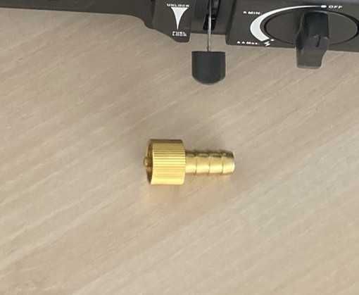 Turystyczna kuchenka gazowa niebieska