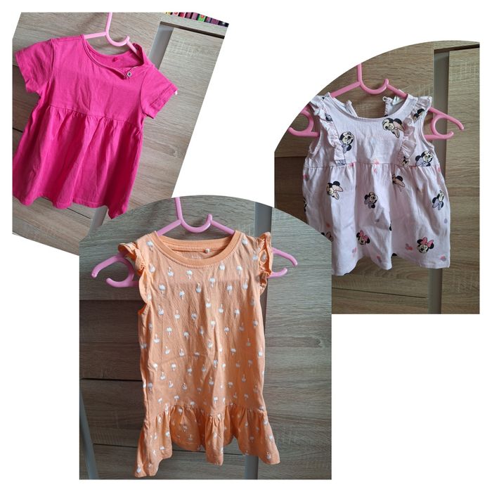 Letnie ubranka dla dziewczynki r.74