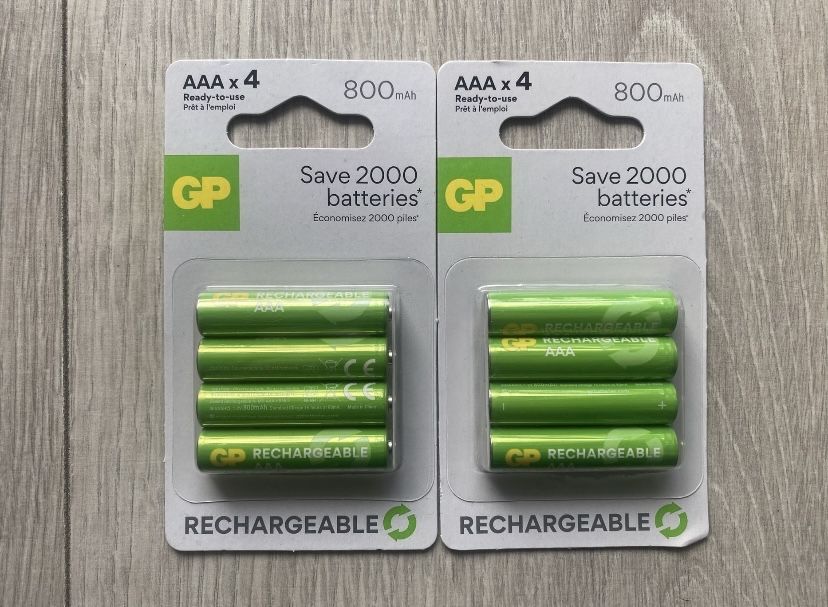 8x Akumulatorki GP AAA R3 800mAh Okazja!!!