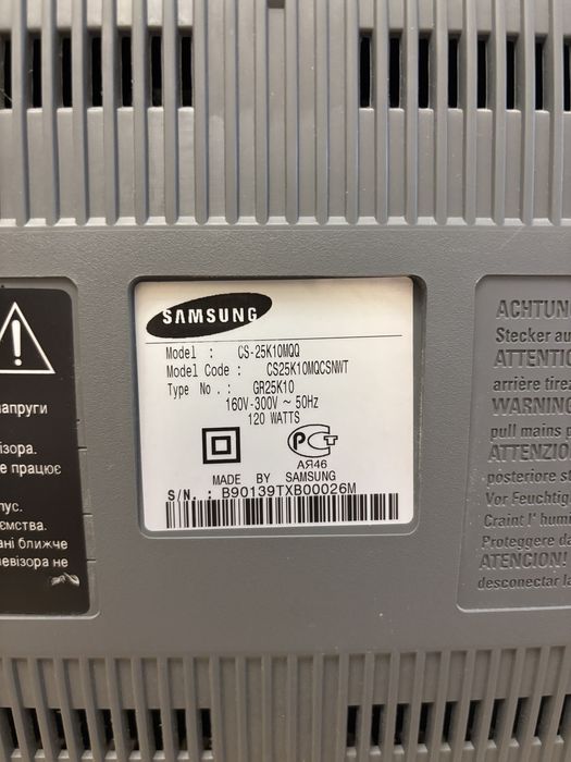 Телевизор samsung 25” CS 25K10MQQ работает, целый, с пультом + подарок