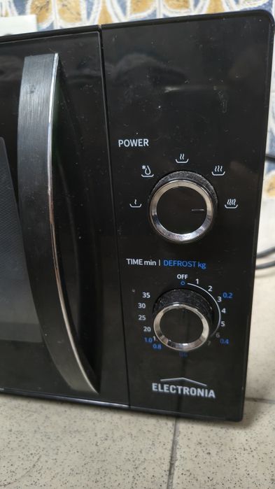 microondas com problema