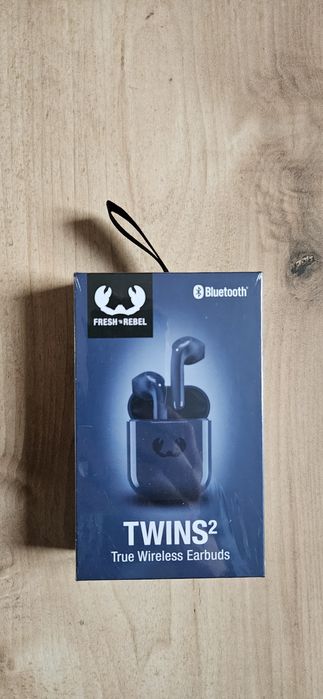 Słuchawki bezprzewodowe FRESH N REBEL Twins Core Steel Blue Niebieski