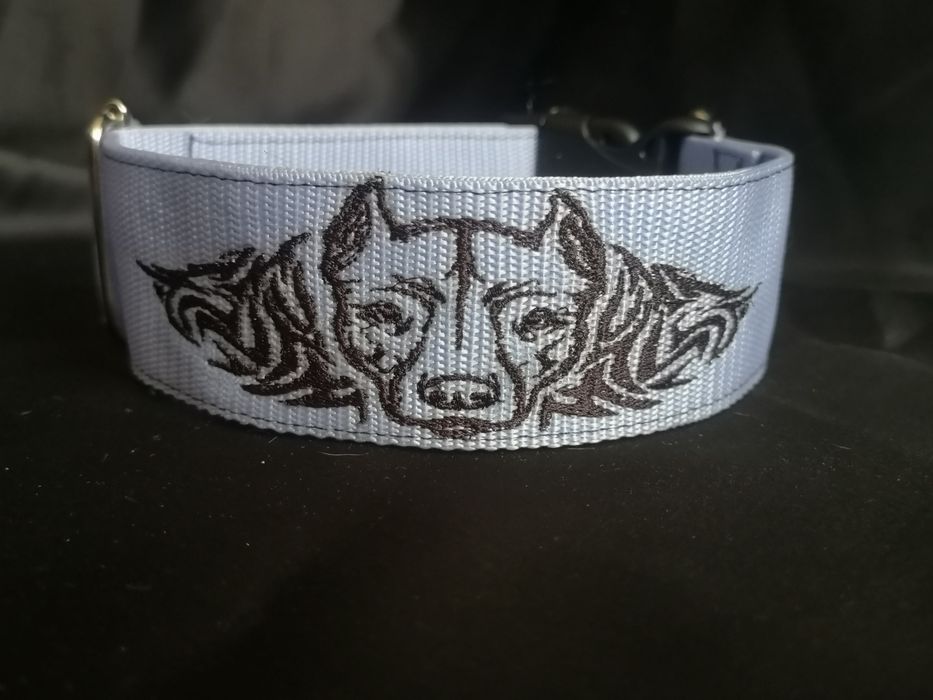 Obroża 5 cm szerokości zapięcie double lock