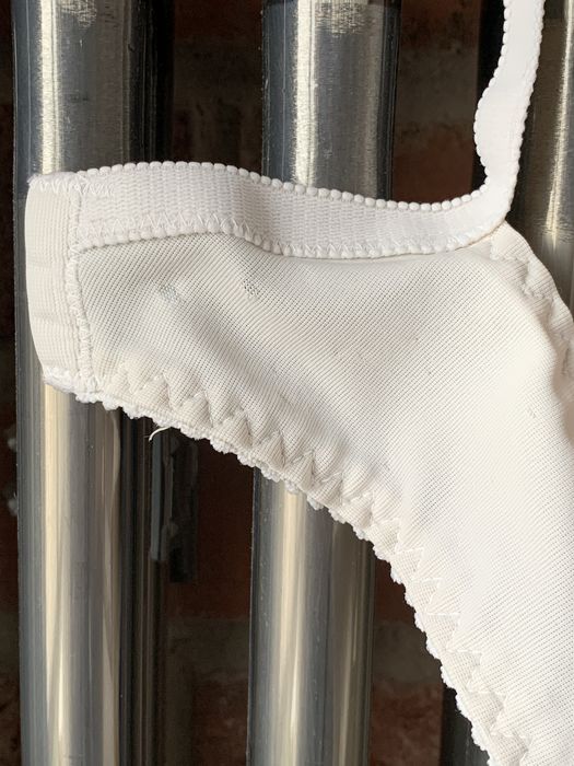 Biustonosz koronkowy Stanik morelowy biały 80 C old money viral coquet