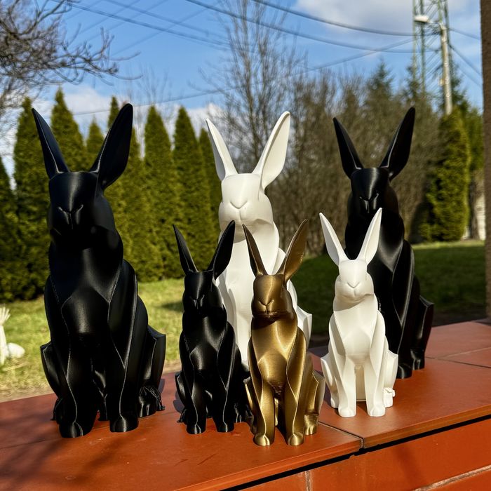 Zajączek wielkanocny, pisanka wielkanocna - druk 3d, ozdoby świąteczne