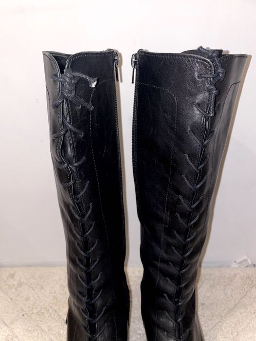 Kozaki wiązane czarne