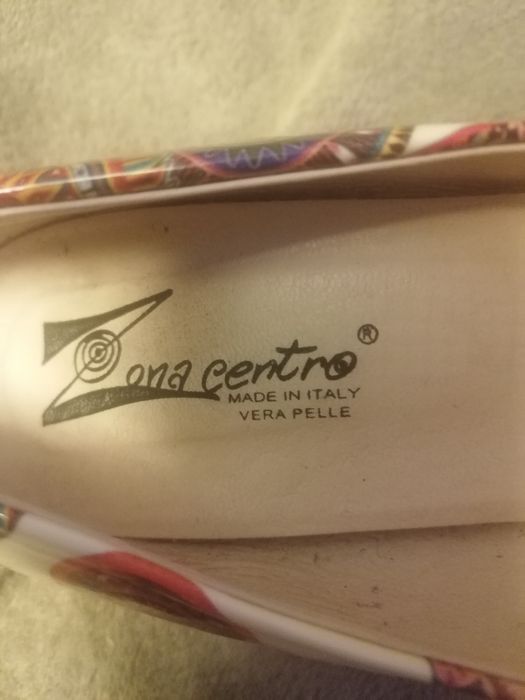 Czółenka skóra naturalna włoska 37