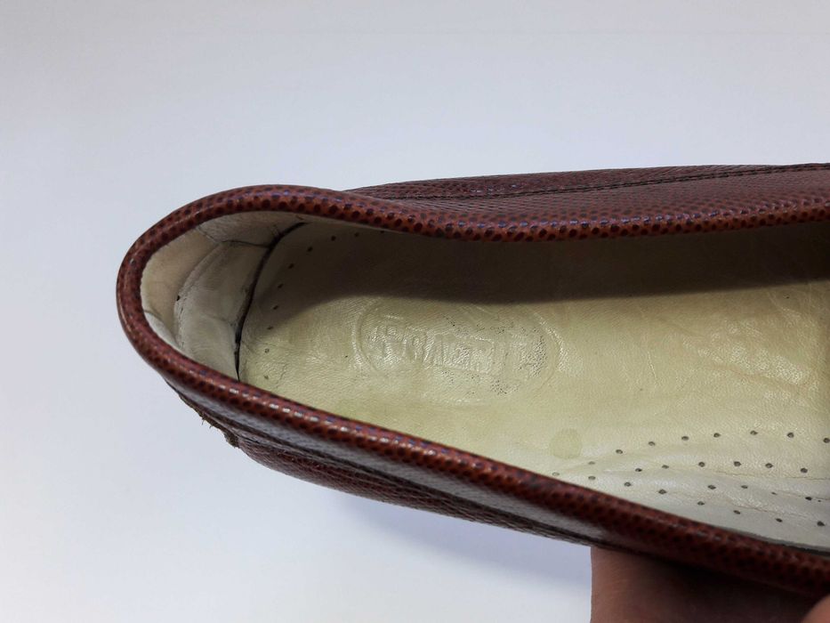 PRAERIE Made in Italy туфли туфлі лоферы мокасины 45 29.5 см