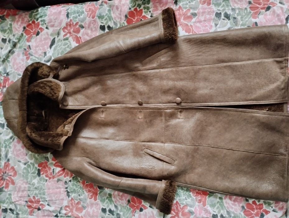 Натуральна якісна жіноча шкіряна дублянка GARBARNIA XXL 52-54 розмір