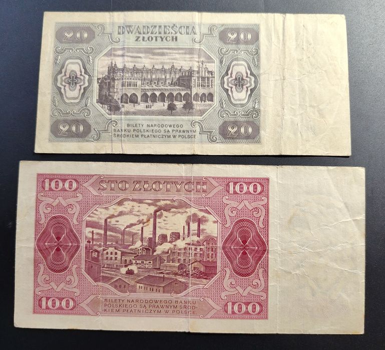 Zestaw banknotów 1948r.