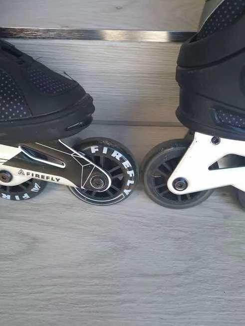 sprzedam rolki orginal firefly aluminum kółka kałczukowe męskie