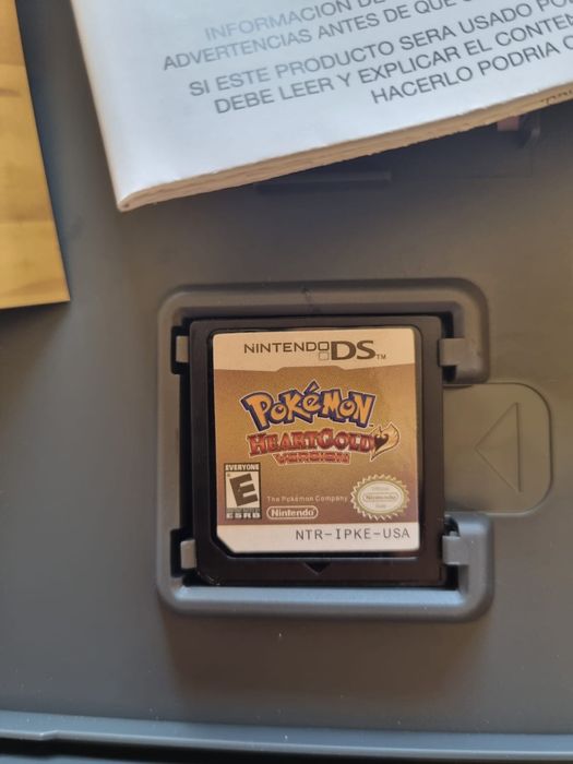 Jogo pokemon HeartGold nintendo DS 2DS 3DS