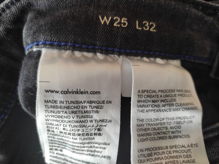 Calças ganga CK jeans -cinza - 25
