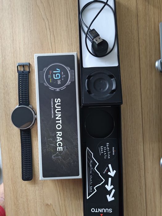 Suunto Race Titanium Charcoal | Stan BDB | Gwarancja do 07.2027!
