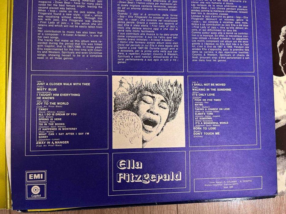 Вінілові платівки. Виниловые пластинки Ella Fitzgerald