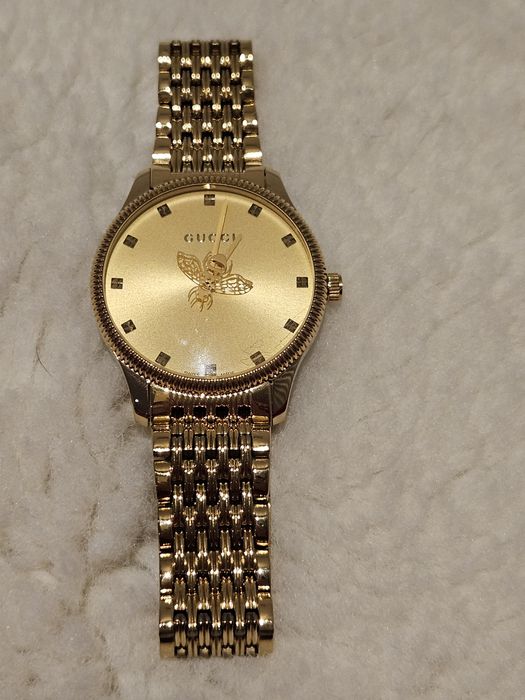 Relógio Gucci dourado