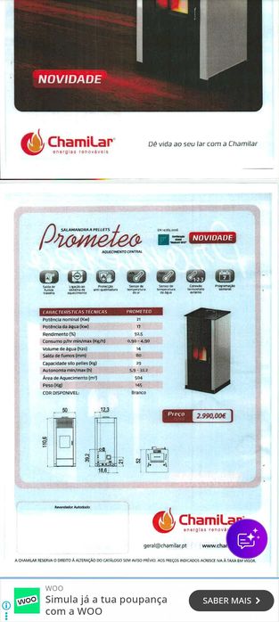 Equipamento de aquecimento central